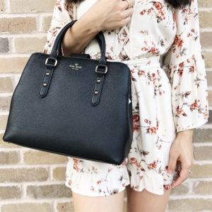 Kate Spade Larchmont Ave Black Pebble Bag